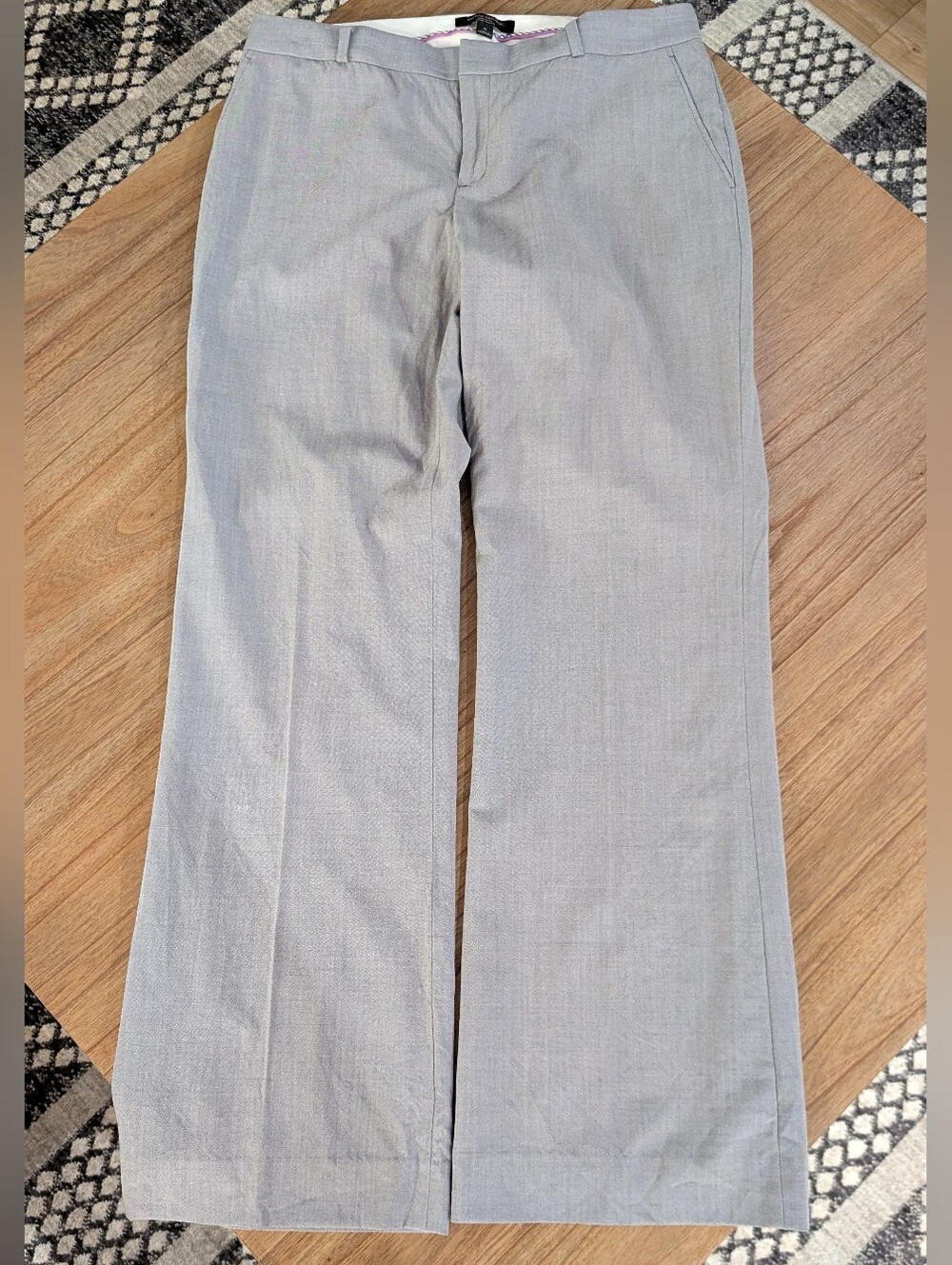 Banana Republic Light Gray 95% Wool Woman's Dress Pants